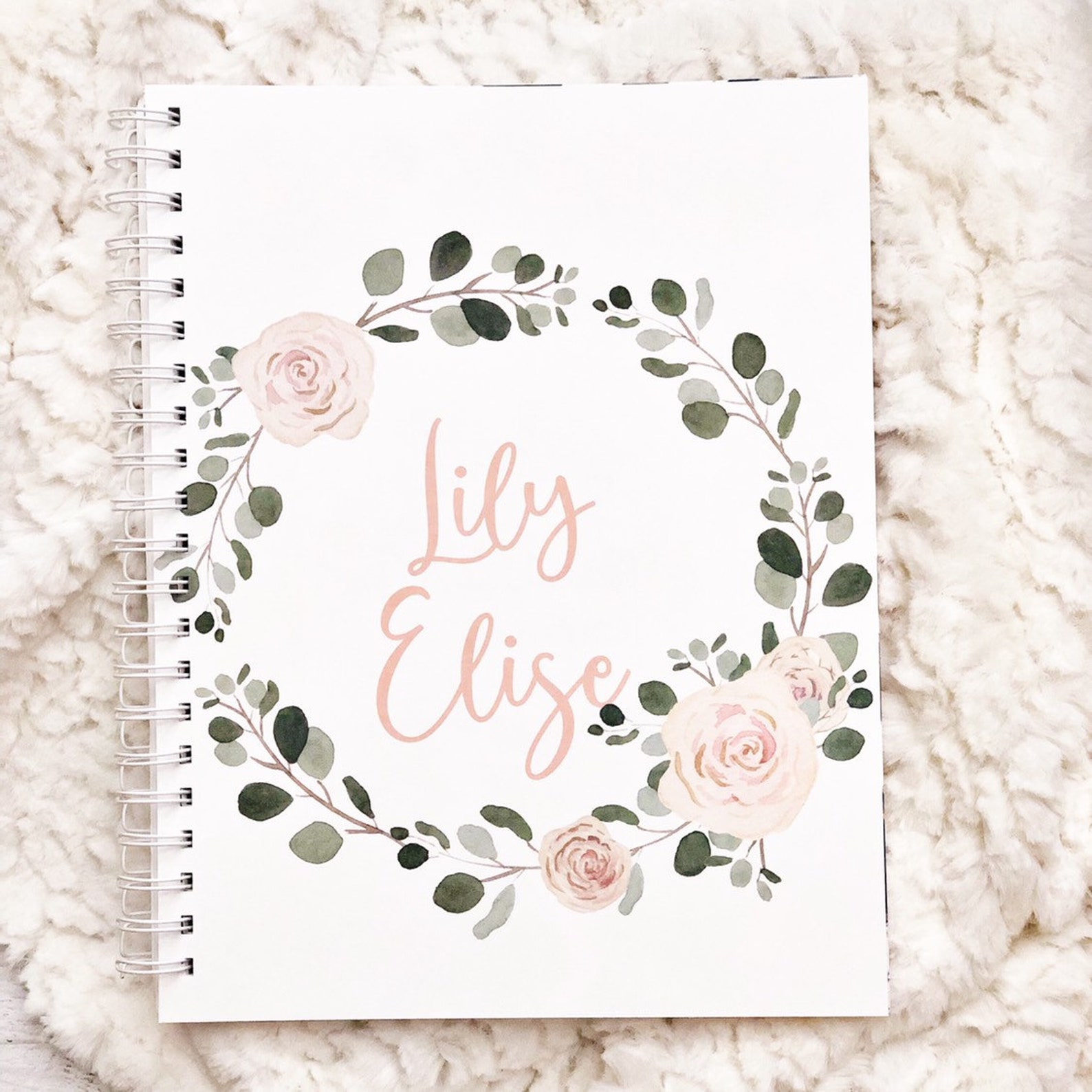 Baby Book Girl Baby Book Personalized Baby Book First Year Etsy