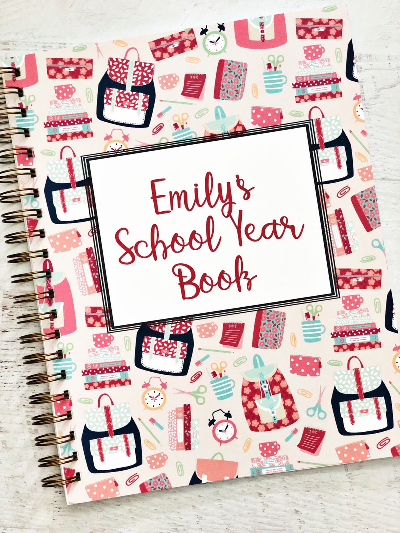 School Years Book School Memory Book Baby Book School Days Etsy