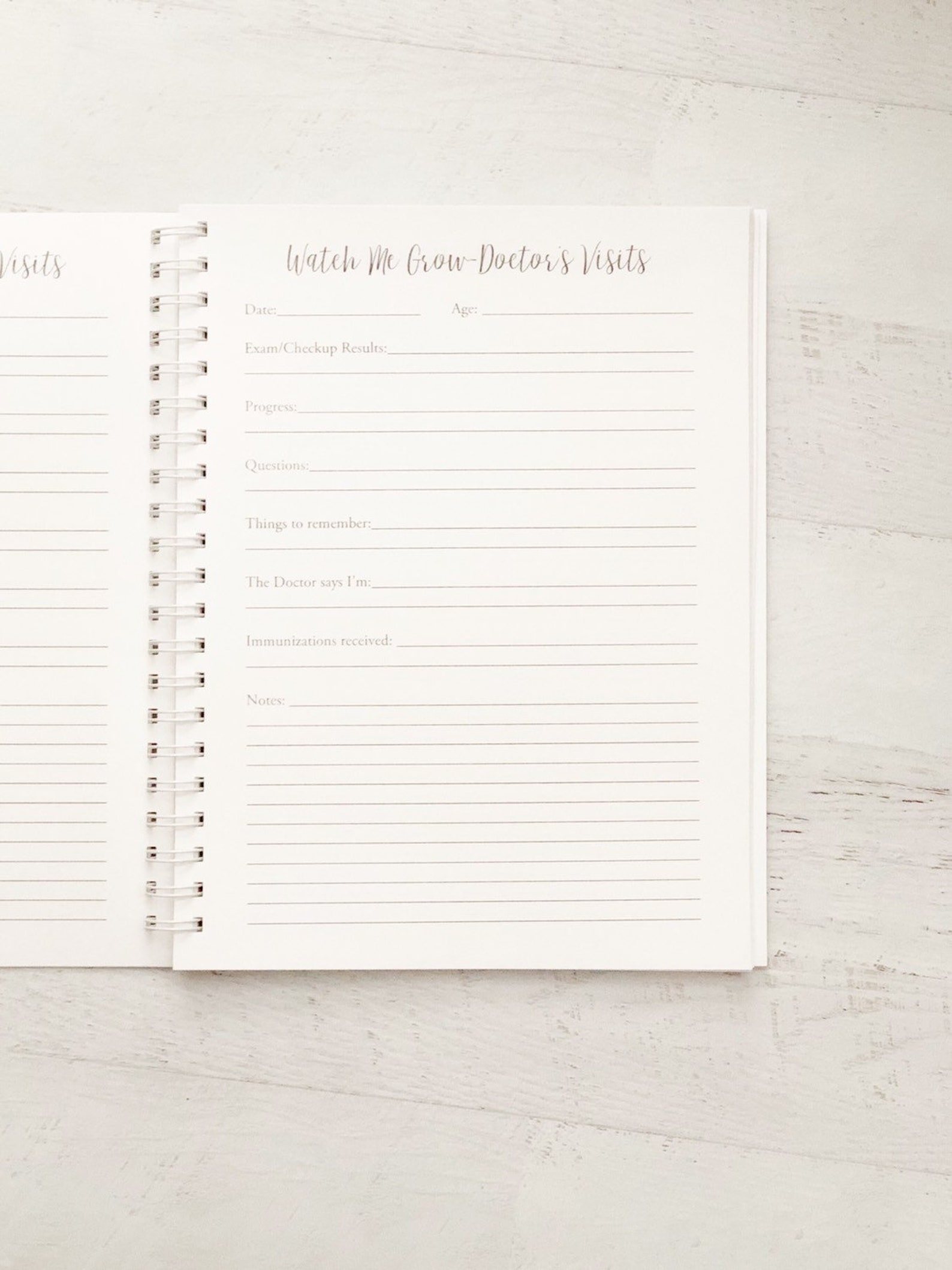 Baby Book Girl Baby Book Personalized Baby Book First Year Etsy