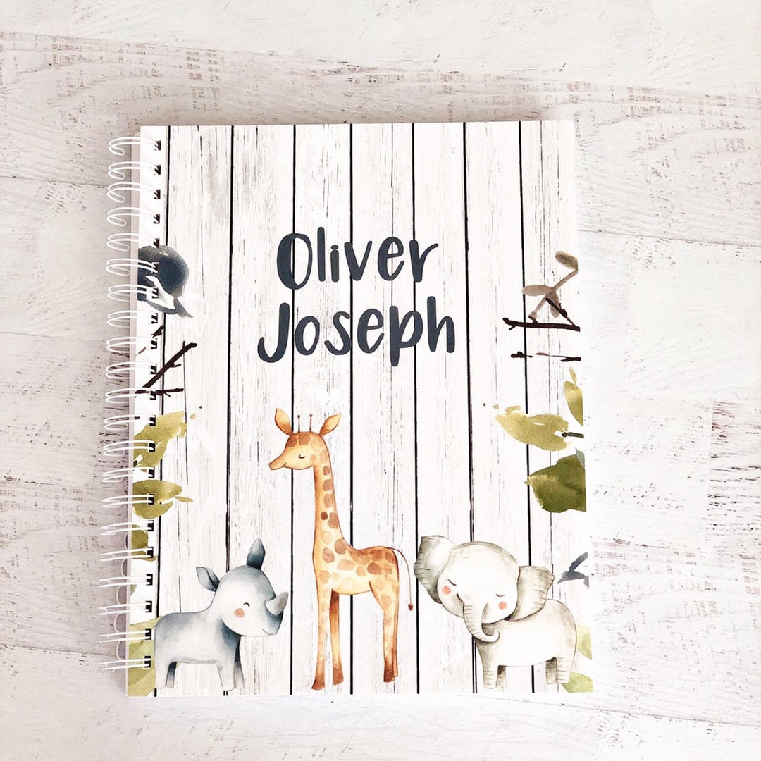 Personalized Baby Book Custom Baby Journal Baby Shower Etsy