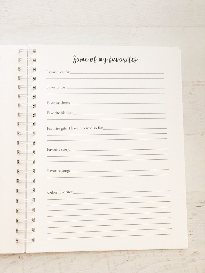 Personalized Baby Book for Boy Memory Book for Baby's Etsy