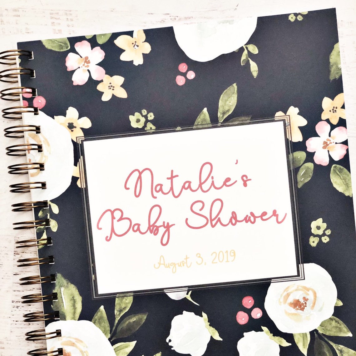 Baby Shower Libro de invitados Baby Shower Gift Record Etsy