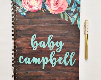 Pregnancy diary, pregnancy planner, pregnancy journal, maternity diary, mom to be gift, maternity planner, pregnancy tracker