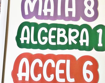 Personalized Classroom Whiteboard Magnets: Custom Word Magnets
