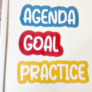 Classroom magnets for whiteboards, personalized word magnets, customized whiteboard magnets, schedule magnets for classroom, teacher magnets