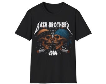 Mighty Ducks Bash Brothers T-Shirt, 90s Movie Hockey Tee