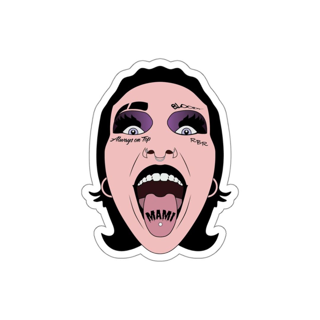 Rhea Ripley Sticker, Kiss-cut Sticker, WWE, My Own Design, Mami is ...