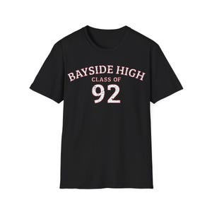 Saved by the Bell Class of &#39;92 T-Shirt, Retro TV Show Tee, Vintage High School Reunion Shirt, 90s Sitcom Fan Gift, Unisex Softstyle Tee