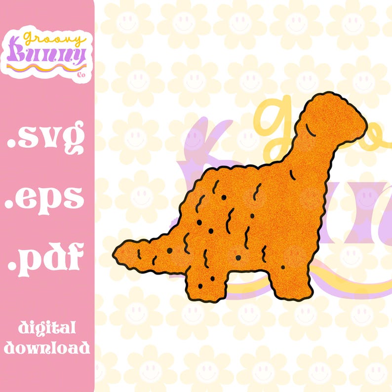 10 Dinonuggets Bundle Pack/ Nuggets En Forma De Dinosaurio Svg ...