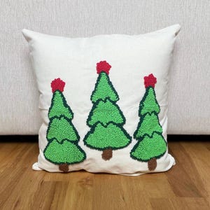 Weihnachts-Kissenbezug mit Tannenbaum-Motiv – festliche Deko & perfektes Geschenk für Deko-Liebhaber