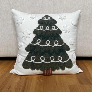 Weihnachts-Kissenbezug mit Tannenbaum-Motiv – festliche Deko & perfektes Geschenk für Deko-Liebhaber