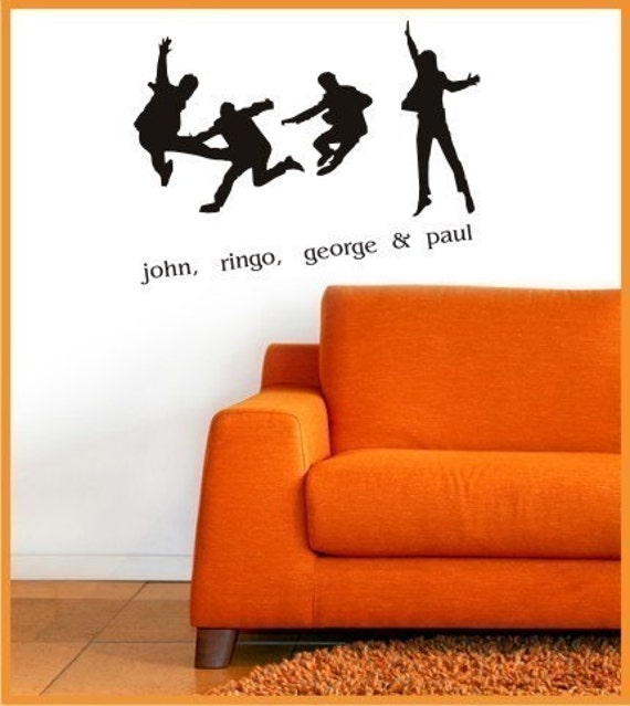 Items similar to BEATLES Vinyl Wall Art on Etsy