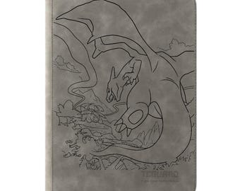 Glurak Charizard strahlende Sterne Binder, Pokemon Binder TCG Binder, Custom Binder