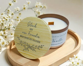 Kerze in der Dose,best friend, Candle, zum verschenken, Gravur, personalisierte Gravur, Geschenkidee, personalisiert, Freund, Freundin