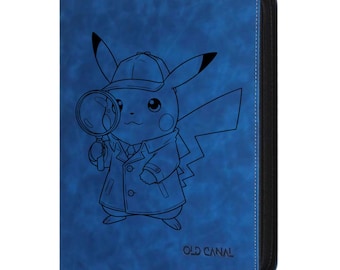 Top Loader Binder Pikachu TCG Binder, Custom Pokemon Binder