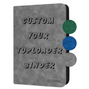 Pasta personalizada TopLoader Pokémon, Personalize sua pasta, One Piece, Yo-Gi-Oh!, Pasta Lorcana TCG, Pasta personalizada