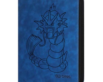 Top Loader Binder Garados TCG Binder, Custom Pokemon Binder