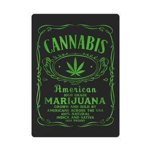 Pokerkarten, Weed, Marihuana, Cannabis, Toker, Blunt, Gelenk, Pot, Stoner, Geschenk für Stoner, Marihuana Spielkarten, Ganja Kartenspiel, 420