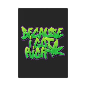 Pokerkarten, Weed, Marihuana, Cannabis, Toker, Blunt, Gelenk, Pot, Stoner, Geschenk für Stoner, Marihuana Spielkarten, Ganja Kartenspiel, 420