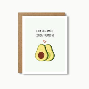 Schwangerschaftskarte, Heilige Guacamole | Herzlichen Glückwunsch-Karte Grußkarte Lustige Karte Baby-Dusche-Geschenk Nettes Geschenk für Sie