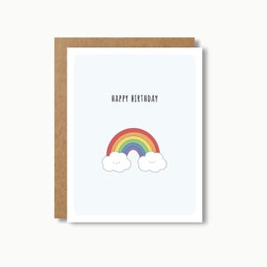 d'anniversaire, LGBTQ+ joyeux anniversaire | Carte amour, carte de voeux, cadeau de fierté mignon, minimaliste