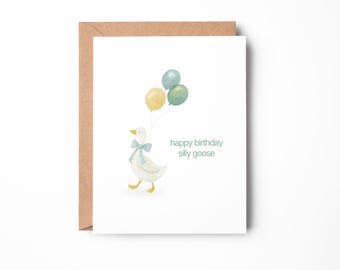 Feliz cumpleaños, Ganso Tonto: Tarjeta de felicitación divertida