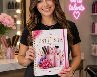 Hair Stylist Planner Printable, Beauty Business Planner, Salon Organizer, Client Record Book, Formula Tracker