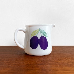 Arabia Finland Pomona Luuma Plum Creamer Tiny Pitcher