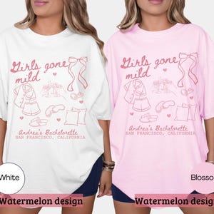 Girls Gone Mild Bachelorette shirts, Spa Bachelorette, Personalized Bachelorette Movie Night Shirt, Bach Bridesmaids gifts, Girls Gone Mild