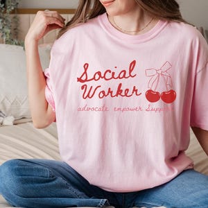 Comfort Colors® Social Worker Gifts, Social Worker Shirt, Gift For Social Worker, School Counselor, Therapist Shirt, MSW LSW Social Worker