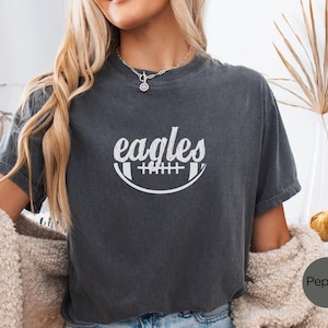 Vintage Eagles Shirt, Comfort Colors® Eagles Game Day Tee, College Mascot Football Shirt,Tailgate Spirit Tee,Gift For Sports Fans,Mascot tee