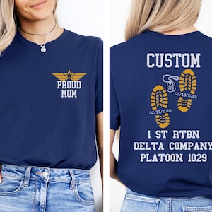 Bootcamp Graduation Military Graduation Family Matching Custom Military Shirts Military Bootcamp Graduation Proud Family Shirts Custom Shirt