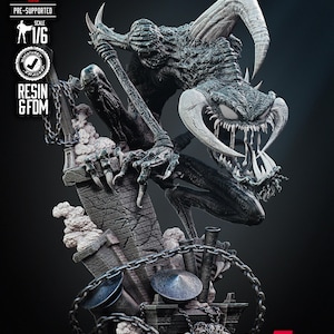 Spawn Violator Custom Pro Painted 3D Printed Resin Fanart Sculpture B3dserk