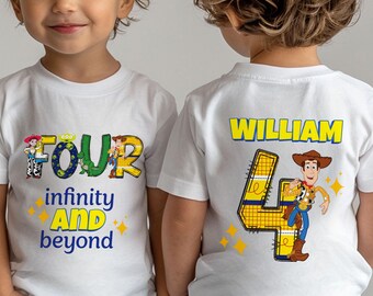 Toy Story Birthday Shirt, Woody Birthday Shirt, Buzz Birthday Shirt, Custom Toy Story Birthday Boy Shirt, Toy Story Birthday Girl Shirt