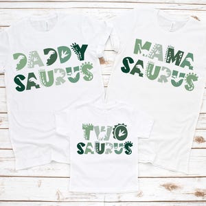 MamaSaurus DadaSaurus Tees, Matching Family Dinosaur Birthday Shirts, Matching Family Shirts, Mommy and Me Family Tees, Mom Dad Dino Tees