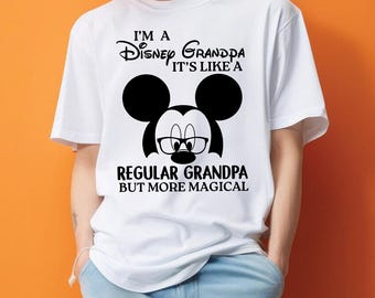 Disney Grandpa Shirt, Magical Grandpa Shirt, Father's Day Shirt, Gift For Dad, Mickey Grandpa Shirt, Grandpa Mouse Shirt, Grandpa Gift