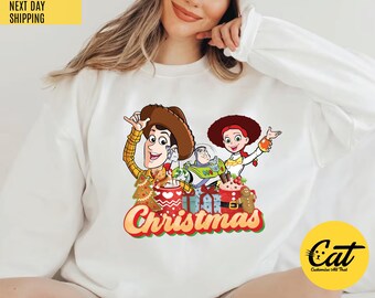 Merry Christmas Toy Story Sweatshirt Disneyland Christmas Sweater Toy Story Family Christmas sweater Toy Story Friends Disney Trip Sweater