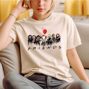 Horror Movie Shirt Horror Movie Killers Shirt Scary Friends Shirt Horror Characters Shirt Halloween Party Shirt Friends Halloween Shirt