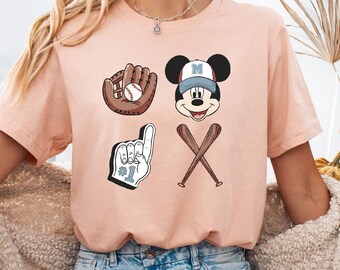 Retro Mickey Mouse T-Shirt, Mickey Baseball T-Shirt, Disney Vacation T-shirt, Sport Mickey Shirt, Magic Kingdom Shirt, Disney Sport Tee