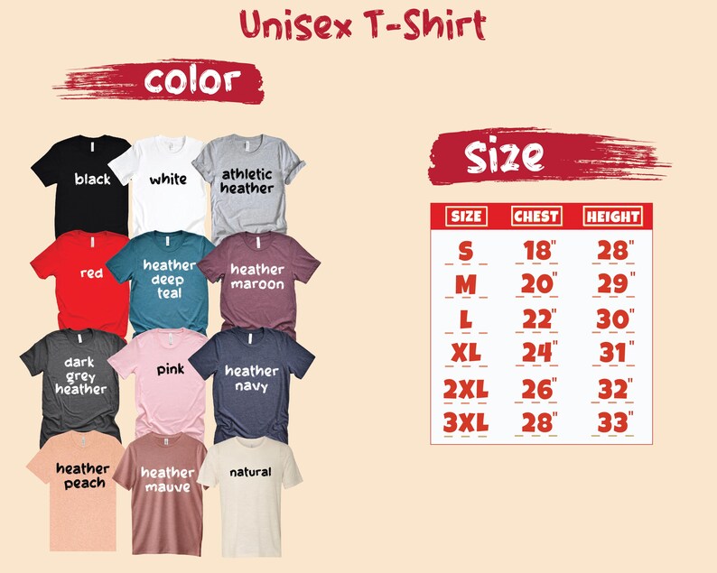 a large poster of a shirt size chart