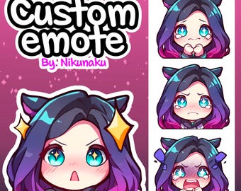 Emotes personnalisés - Designs créatifs pour streamers