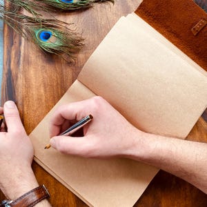 Journal vintage en cuir fait main haut de gamme carnet de notes en cuir véritable cadeau personnalisé pour homme femme, journal en cuir personnalisé