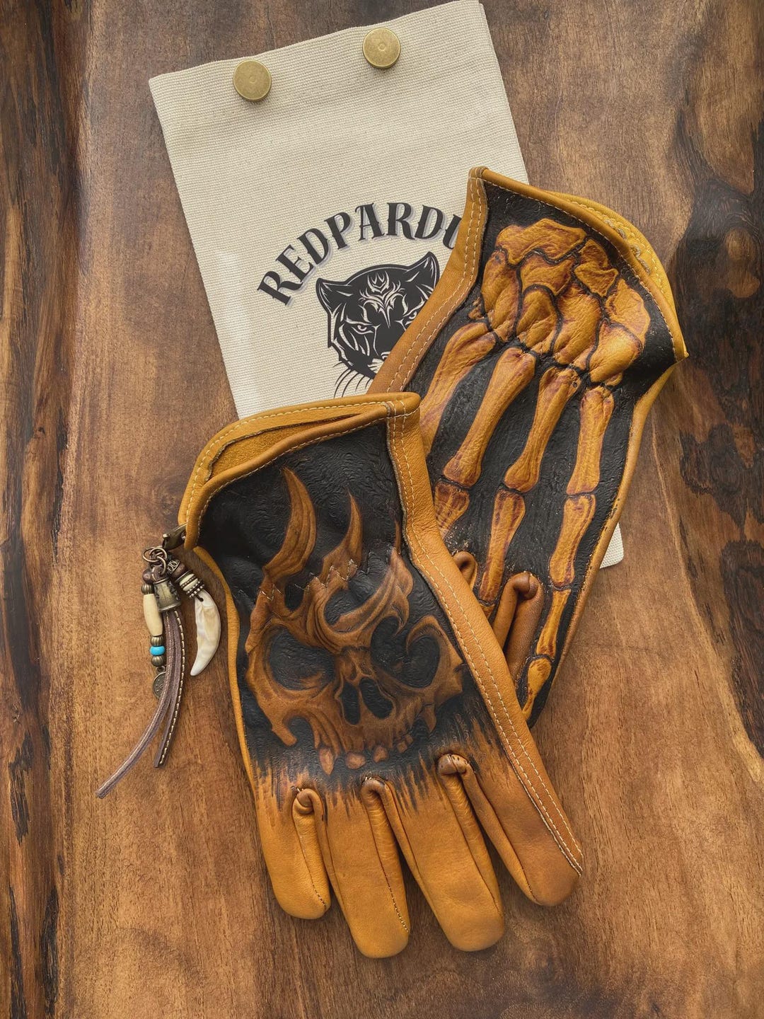 INFERNO SKELETOR Skull Motorcycle Gloves - Etsy