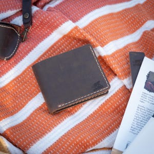 Echtleder Brieftasche für Herren Brieftasche Lederwaren Kartenhalter Geschenk für ihn handgemachtes Geschenk für Papa beste Geschenkideen