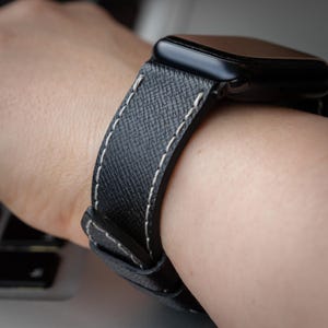 Apple Watch Band Genuine Leather Apple Watch Strap Suits Apple Watch 10 Generation Leather Strap  Watch Ultra 2 Compatible Modern Colour
