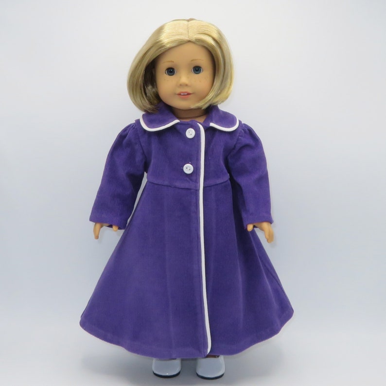 Brown Jacket Doll Cloth Fit For 18 inch Girl Doll Camel Woolen Coat Outfit