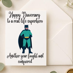 Diaversary Card,Diabetes Diaversary, Empowering Diaversary Card, Celebrate Diabetes Strength&Resilience,Diaversary Cards for Warriors