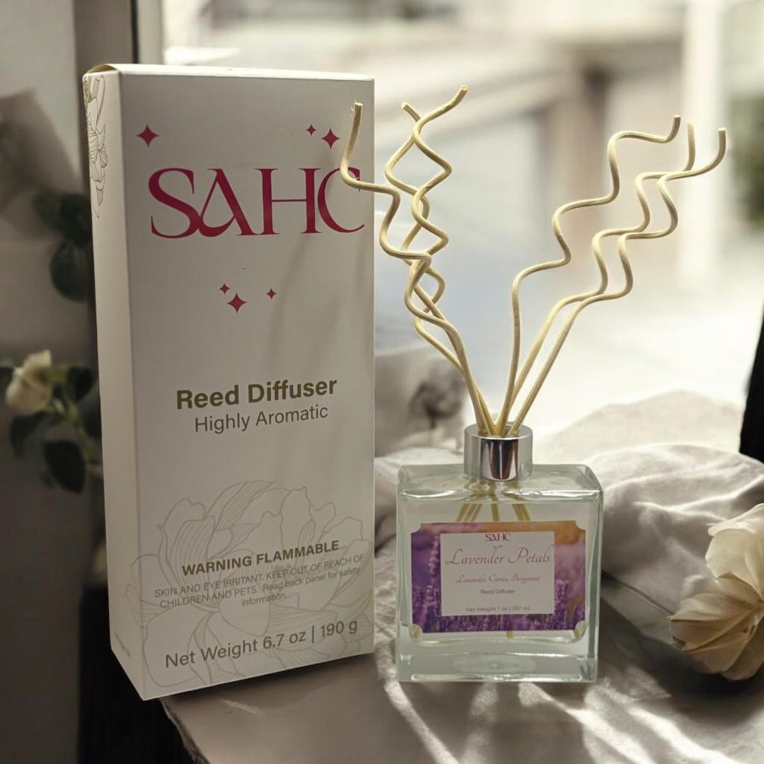 Lavender Reed Diffuser | Calming & Relaxing | Home Fragrance for Stress ...
