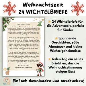 24 Cartas secretas de Santa para la temporada de Adviento: ¡24 días llenos de alegría y sorpresas!