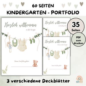 Kindergarten Portfolio Templates | Templates for Educators / Nursery and Child Daycare